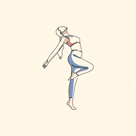 Premium Vector | Graceful lines define yoga in line art