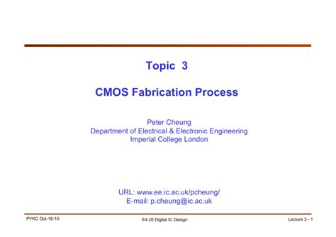 Image result for CMOS Fab Process