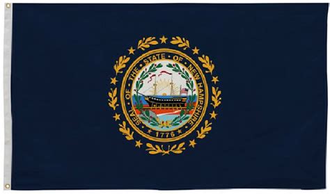 New Hampshire State Flag 3' x 5' | New Hampshire Flag | State of New ...