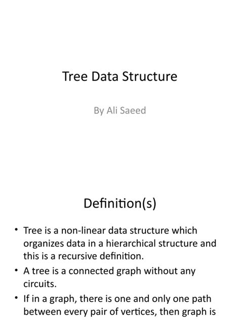 Lecture 1 - Tree Data Structures | PDF | Graph Theory | Theoretical Computer Science