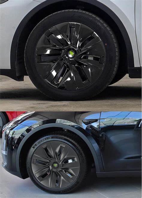 Buy MEINAISEN Hubcap Wheel Covers Suitable for Tesla Model Y, 19Inch ...