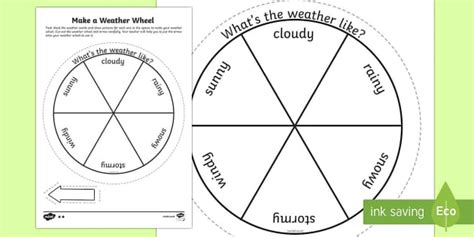Make a Weather Wheel (Template) | Primary Resources
