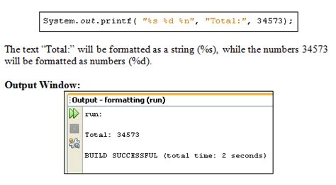 Image result for Java Formatting Strings