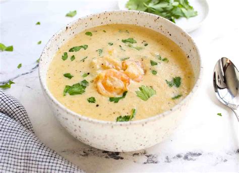 Shrimp & Crab Seafood Bisque - The Design Foodie