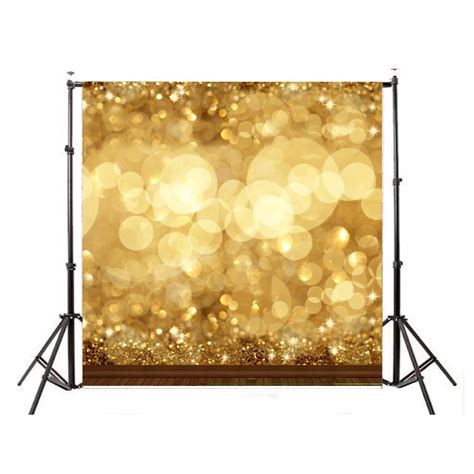 Buy DODOING 10x10ft Gold Bokeh Glitter Photo Backdrop, Wedding Photo ...