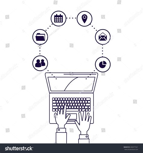 Computer Network Vector Image 的图像结果