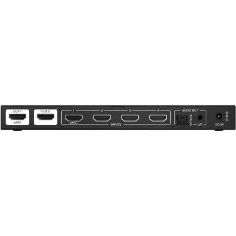 Buy in India BZBGEAR 4x2 8K60 HDMI 2.1 Matrix Switcher with Audio De ...