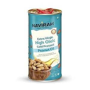 Navirah Groundnut Oil 1L | 80% Oleic | Peanut Oil | Heart Healthy ...