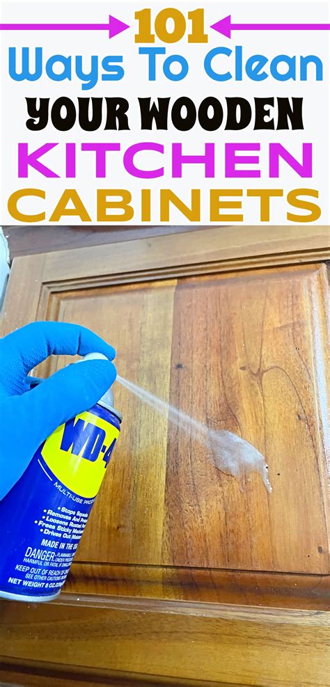 101 Ways to Clean Your Wooden Kitchen Cabinets | Wooden kitchen ...