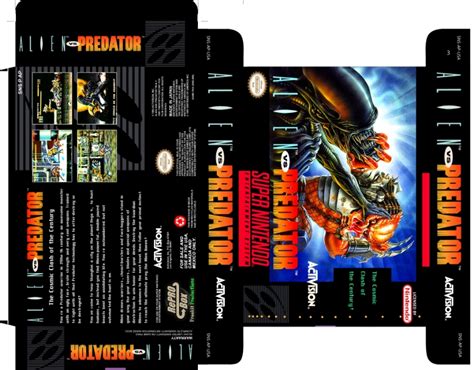 Image result for Alien vs Predator SNES Box Art