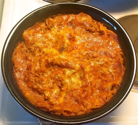 Kokeellista kokkausta: Tuunattu lasagne vol 2