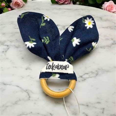 Rattle & Teether Set for Babies – Flower Bouquet Design – Tokabear