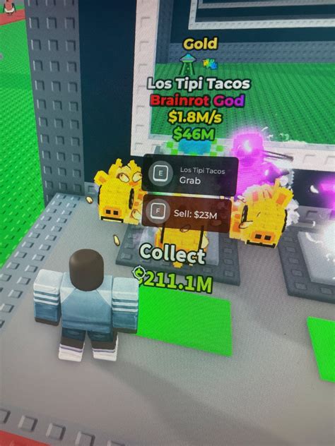 Gold Los Tipi Tacos + 2 mutations $1.8M/s ⚡️VERY FAST DELIVERY | eBay
