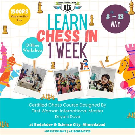 Learn Chess In 1 Week , Devashish Business Park, Ahmedabad, 8 May to 13 ...