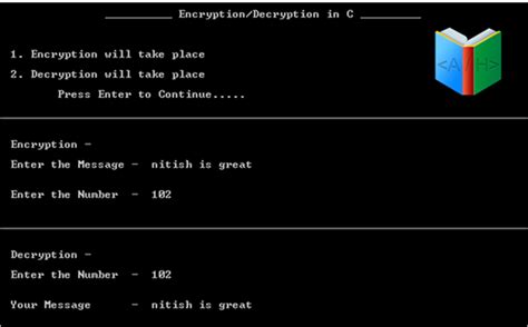 Image result for Encryption and Decryption in C Programming