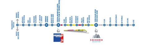 Skibus and ski train in the Antholz Valley