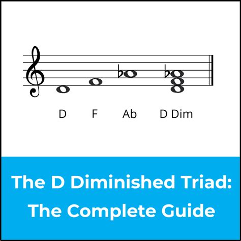 D Diminished Triad: The Complete Guide 🎹🎸🎶