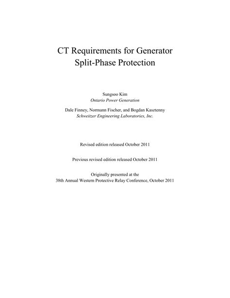 Image result for Generator Protection CT