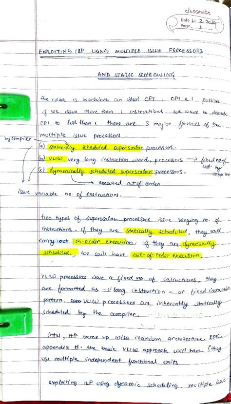 07. Exploiting ILP using Multiple Issue Processors and Static ...