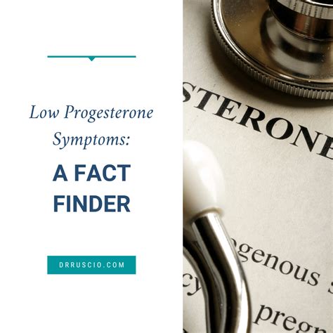 Low Progesterone Symptoms: A Fact Finder - Dr. Michael Ruscio, DC