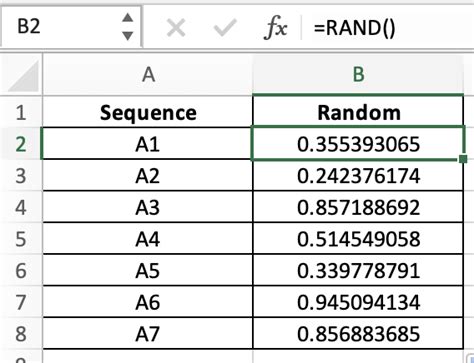 Randomize Data in Excel 的图像结果