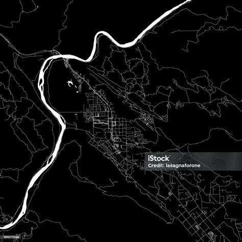 Moab Utah Usa Vector Map Stock Illustration - Download Image Now ...