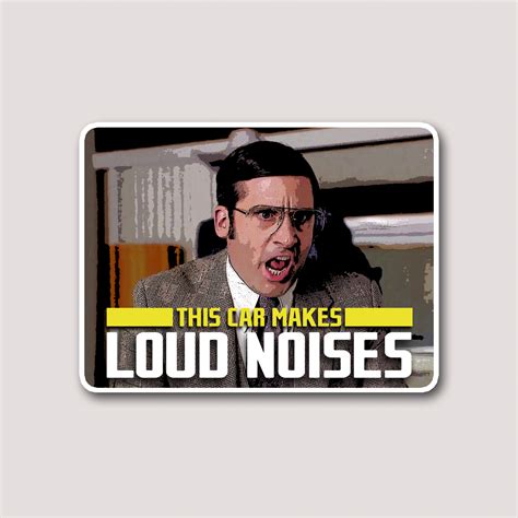 THIS CAR MAKES LOUD NOISES STICKER – DEVL Designs Australia