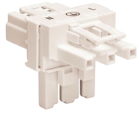 770-656 WAGO | WAGO 770 Series Distribution Block, 3-Pole, Female, Male ...