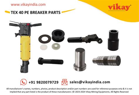 TEX 40 PE Pneumatic Breaker Spare Parts
