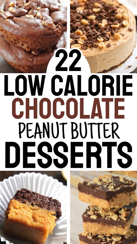 Low Calorie Chocolate Peanut Butter Desserts - 22 Yummy Cookies, Snacks ...