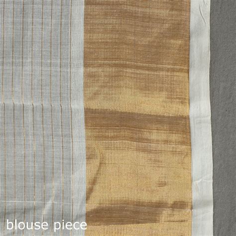 Traditional Venkatagiri Handloom Cotton Zari Checks Saree with One Side ...