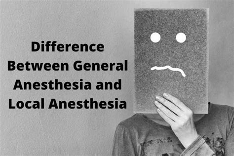 Difference Between Local General Anesthesia 的图像结果