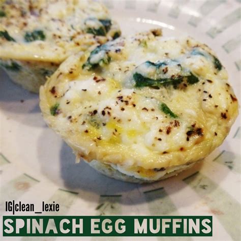 Ripped Recipes - Spinach Egg Muffins