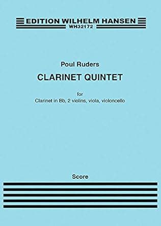 Buy Clarinet Quintet: For Clarinet, 2 Violins, Viola, Cello - Score ...