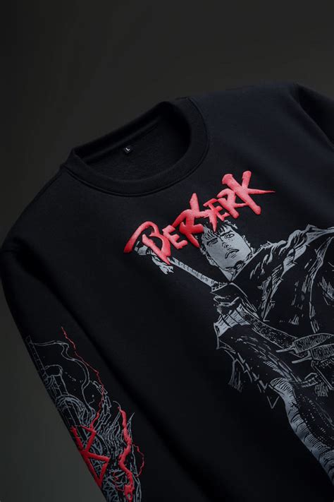 Tale Of Berserk - Anime Sweatshirt with Puff Print and Embroidery ...
