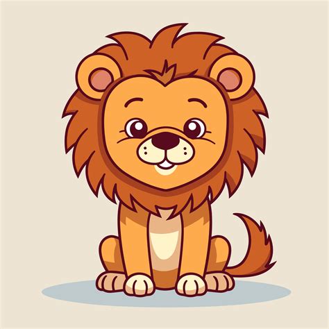 Lion Symbol Cute Lion Cartoon 27695986 Vector Art at Vecteezy