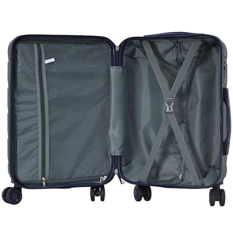 Buy Catalina Waves Nested Hardside Luggage Set in Slate Blue, 3 Piece ...