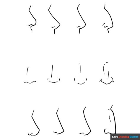 Image result for How to Draw Simple Noses