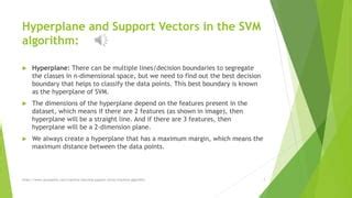 Image result for Support Vector Machine Algorithm Diagram