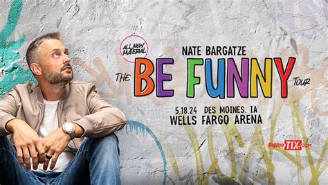 Nate Bargatze - The Be Funny Tour, Wells Fargo Arena, Des Moines, 18 ...