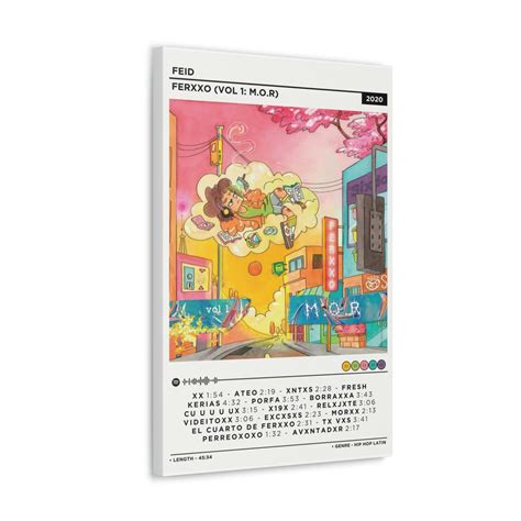 Ferxxo M.O.R. VOL 1 Album Art Canvas - Etsy