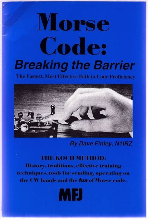 Morse Code: Breaking the Barrier : Finley, Dave: Amazon.in: Books