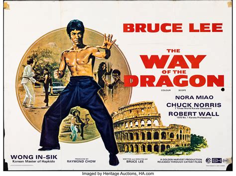 The Way of the Dragon (Cathay Films, 1974). Folded, Fine/Very Fine ...