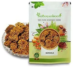 IndianJadiBooti Pure Genda phool - Marigold Flower - Calendula, 250 ...