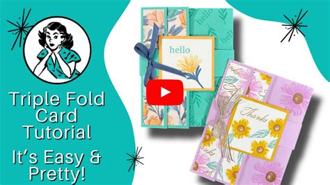 Image result for Card Double Fold Tri Tutorial