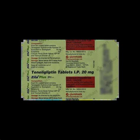 ZITA PLUS 20MG TABLET 15'S Price, Uses, Side Effects & Substitutes ...