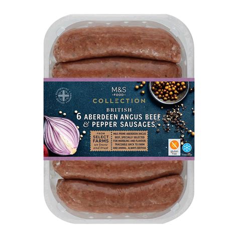 Sausages at M&S Food