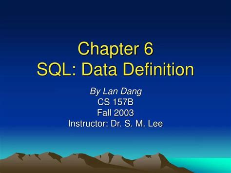 Image result for SQL Data Definition Example
