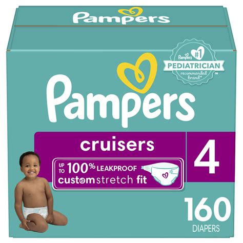 Snapklik.com : Pampers Cruisers Diapers - Size 4, 160 Count, Disposable ...