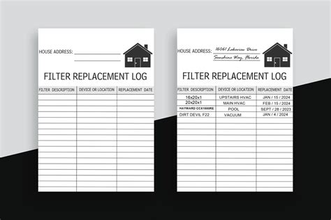 Image result for HVAC Filter Replacement Log